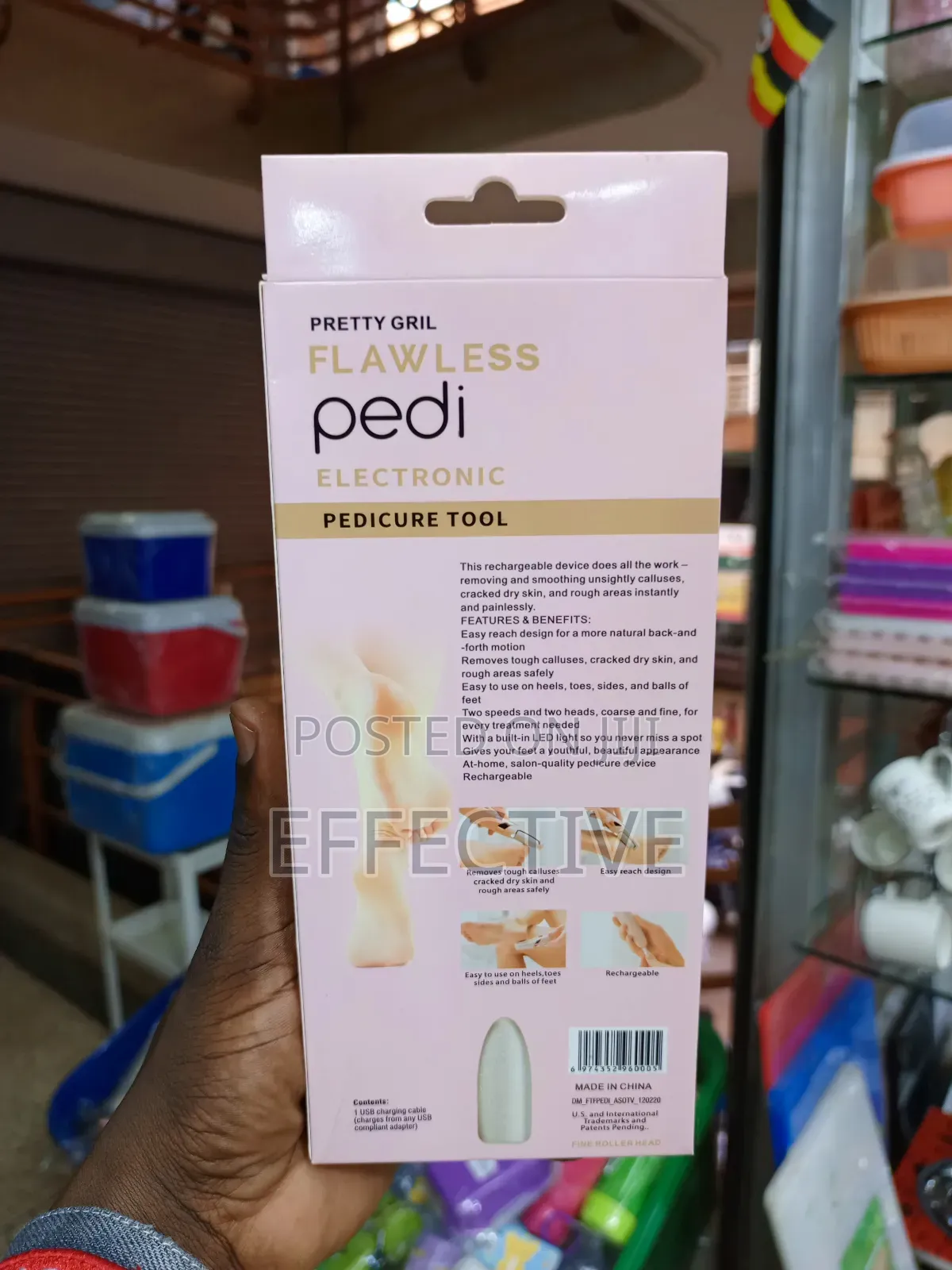Pretty Gril Flawless Pedi Electronic Pedicure Tool
