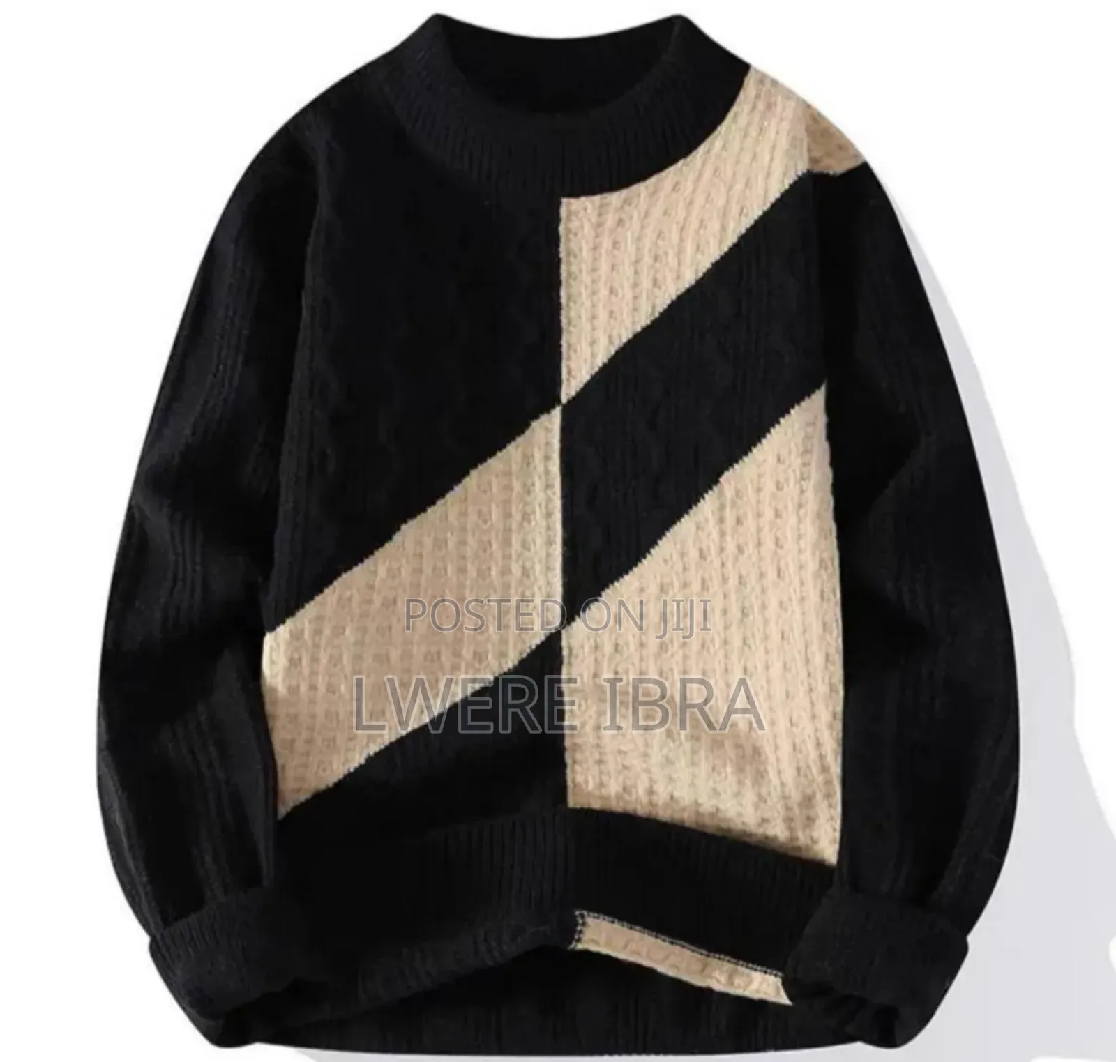 Unisex Cream Designer Sweaters