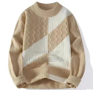Unisex Cream Designer Sweaters