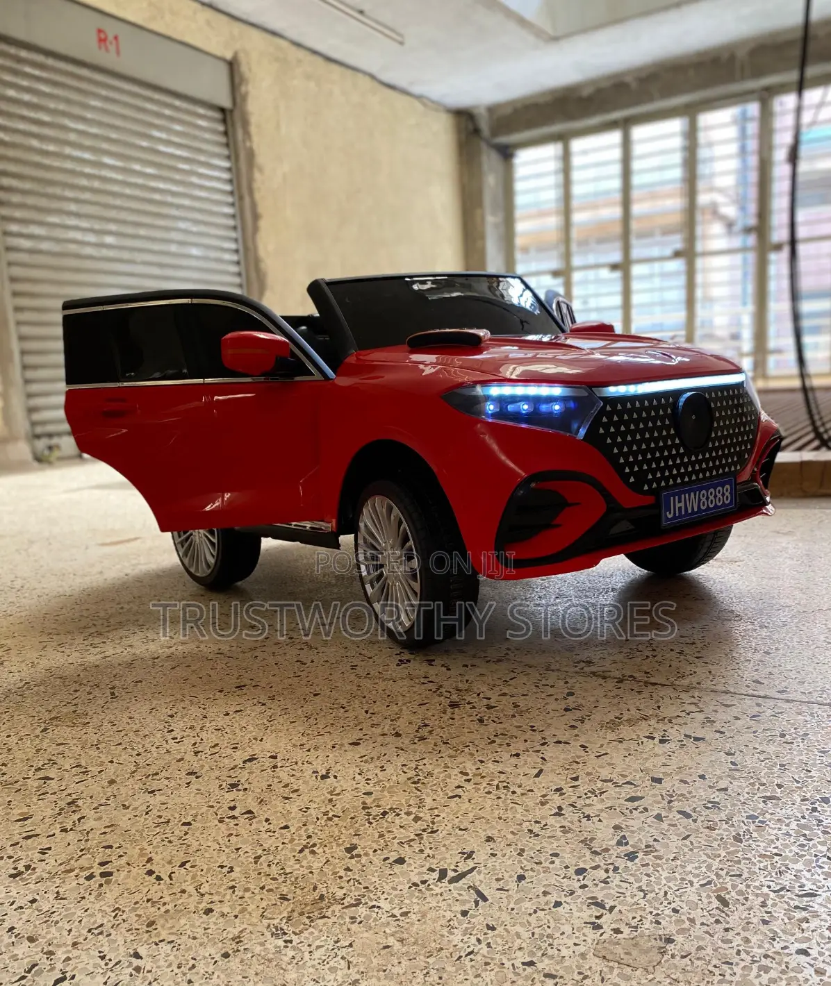 Red Battery Operated Toy Car for Children 3-8years