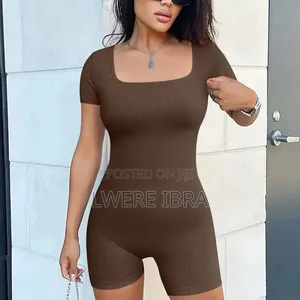 Brown Gym Jumpsuits for Ladies