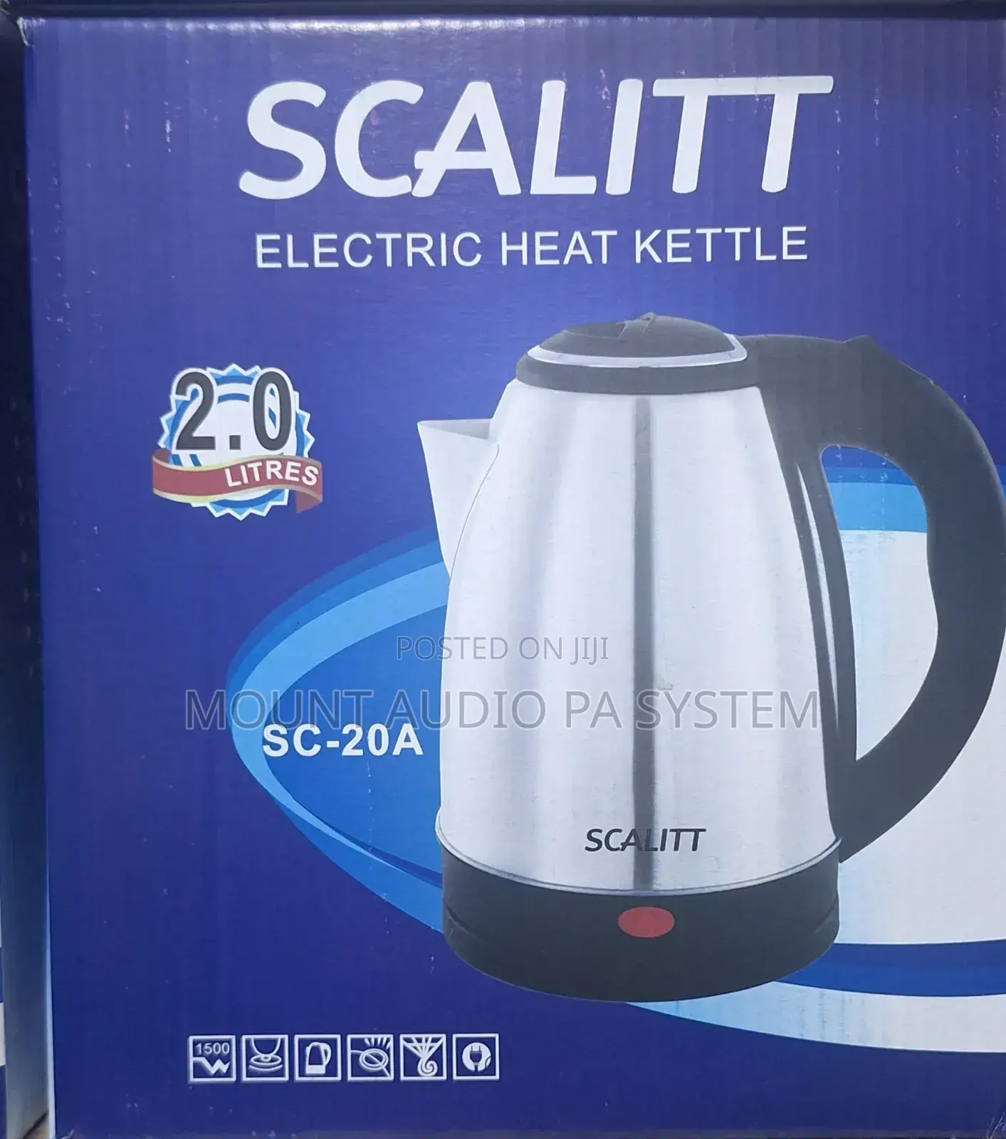 Scalit Electric Kettle 2.0l.