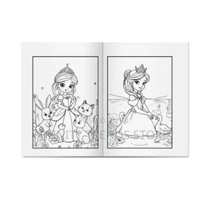 Princess Dreams Coloring Book for Girls