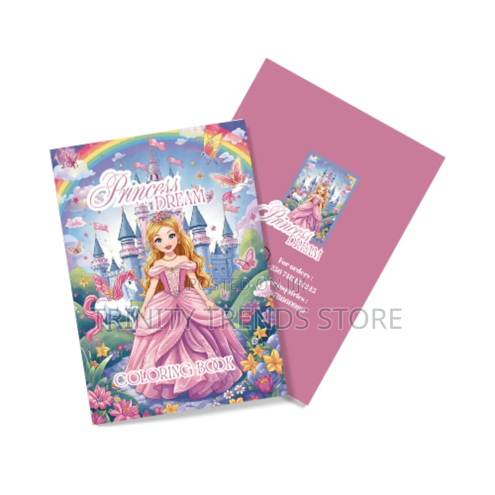 Princess Dreams Coloring Book for Girls