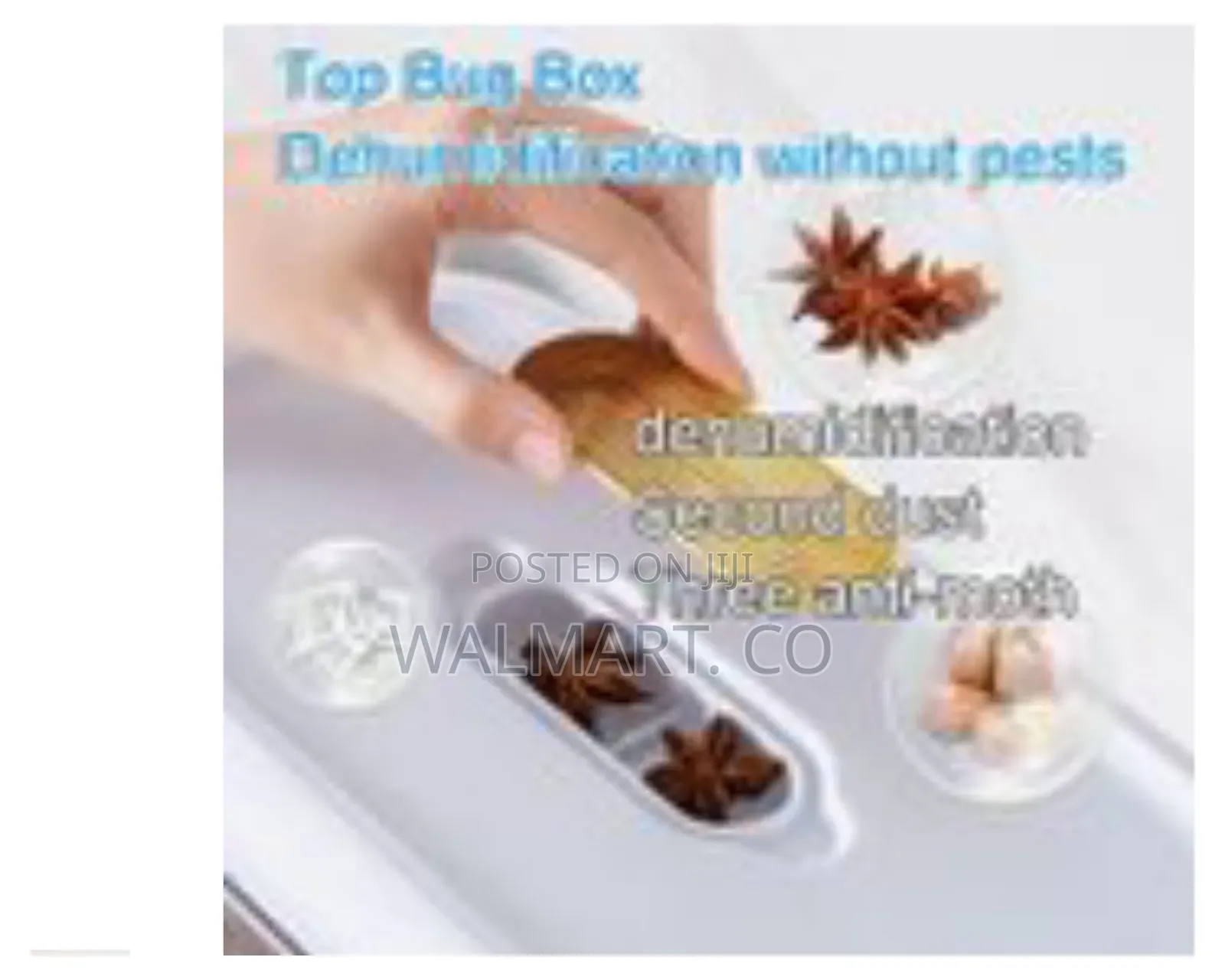 Rice Dispenser Wall Mounted 6 Grid Double Layer Dry Food Dispenser