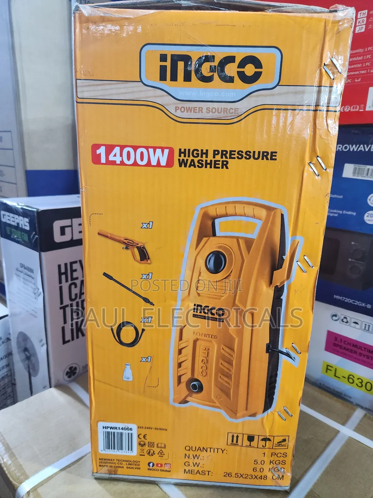 High Pressure Car Washer Ingco