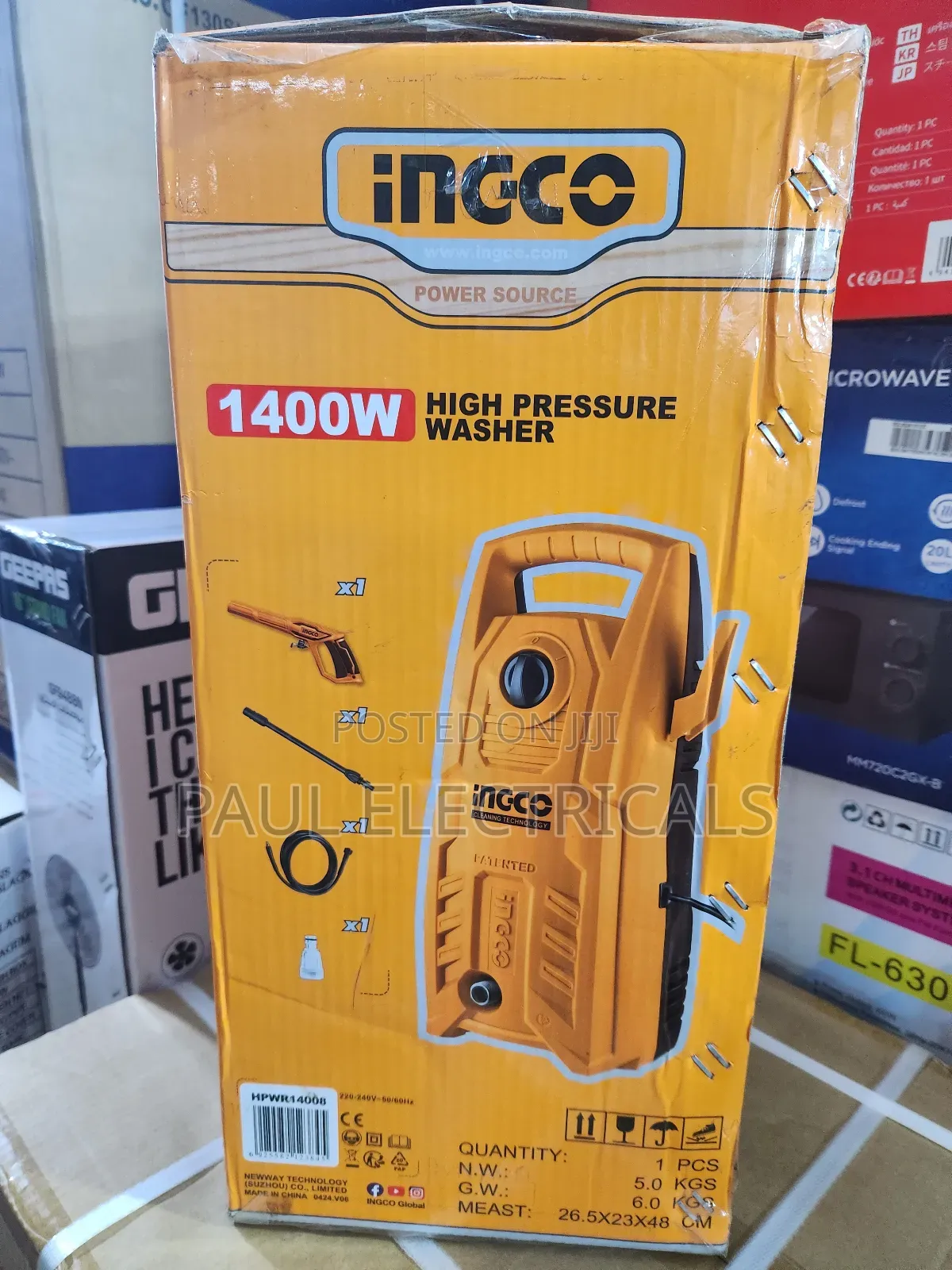 High Pressure Car Washer Ingco