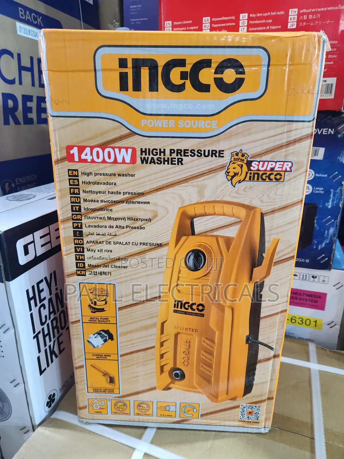 High Pressure Car Washer Ingco
