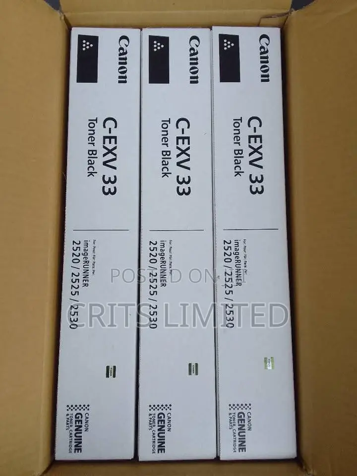 Genuine Canon C-Exv 33 Black Toner Cartridge