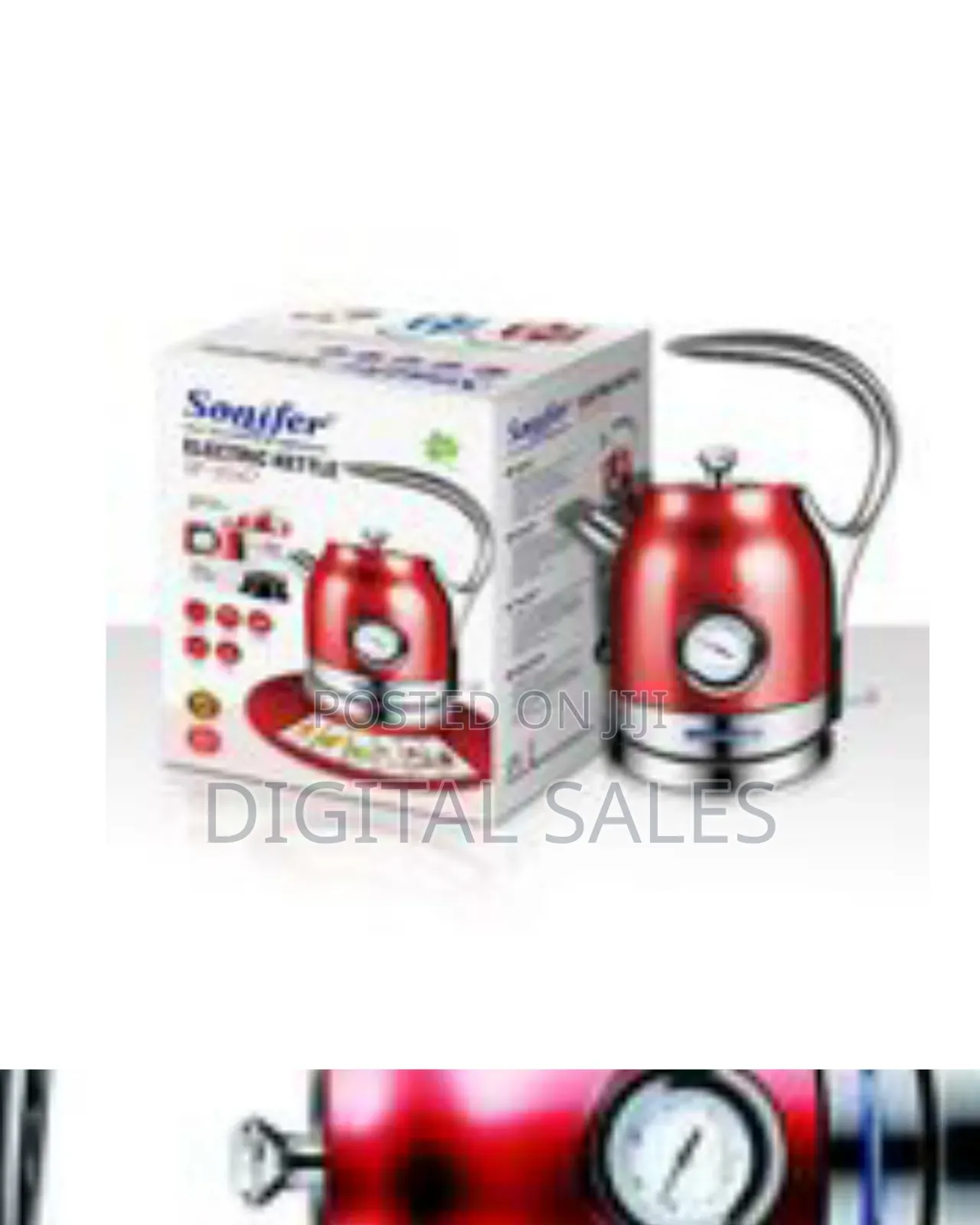 Sonifer 1.8litre Steel Fast Temperature Adjustable Electric Kettle