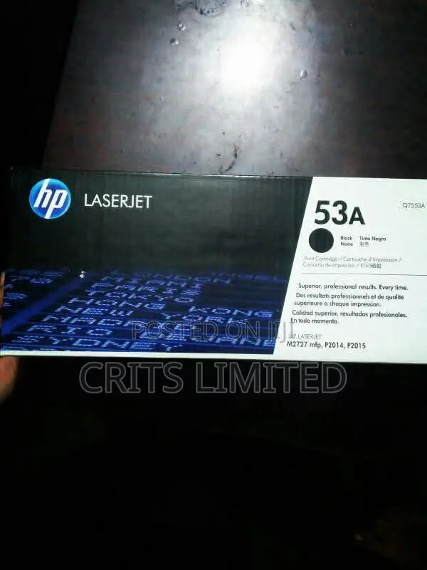 Hp 53a Black Original Laserjet Toner Cartridge (Q7553a)