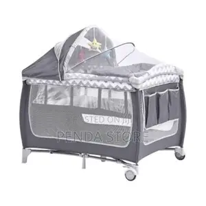 Baby Playpen Bed With Mosquito Net – Comfortable Baby Playpen Bed