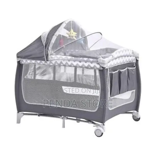 Baby Playpen Bed With Mosquito Net – Comfortable Baby Playpen Bed