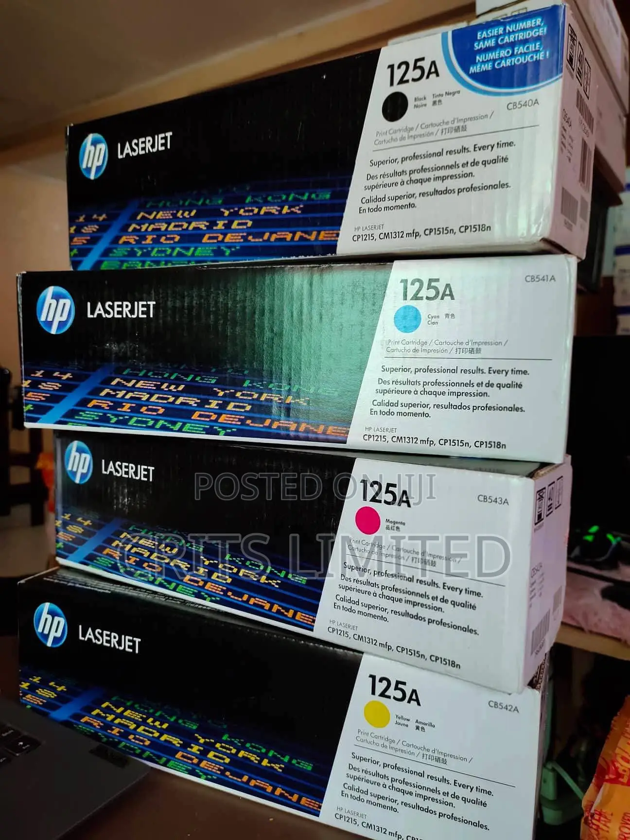 Hp 125a Original Laserjet Toner Cartridges