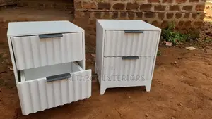 2 Drawers Bedside Drawers With Vertical Designs