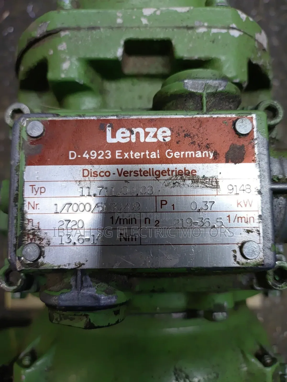 Three Phase Variable Speed Geared Motor