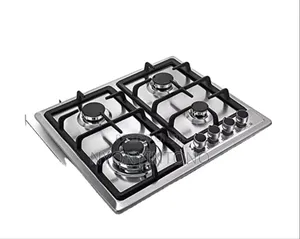 Digi Wave 60cm Inbuilt Full Gas 4 Burner Hob With Stainless Steel Body