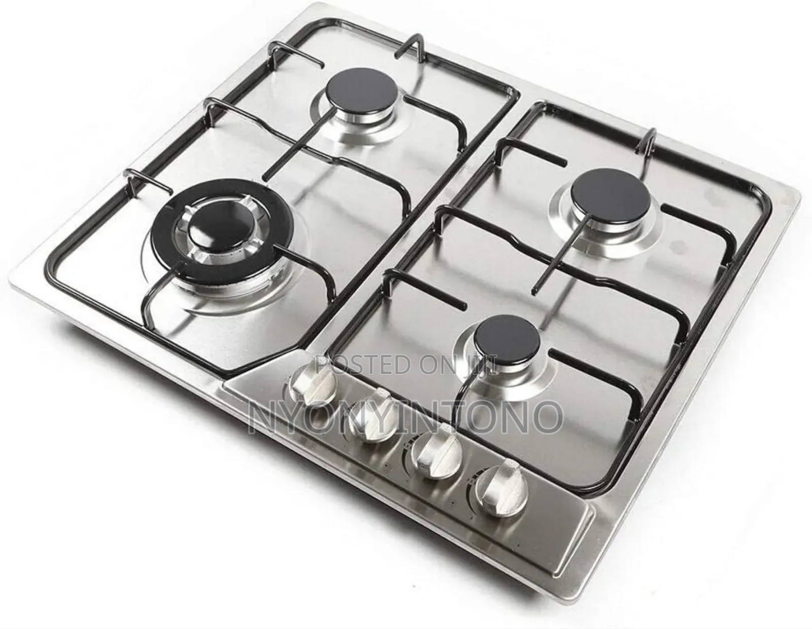 Digi Wave 60cm Inbuilt Full Gas 4 Burner Hob With Stainless Steel Body