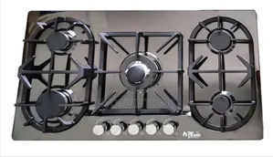 Electro Master 90cm 5burner Gas Hob, Auto Ignition Stainlesssteel Body