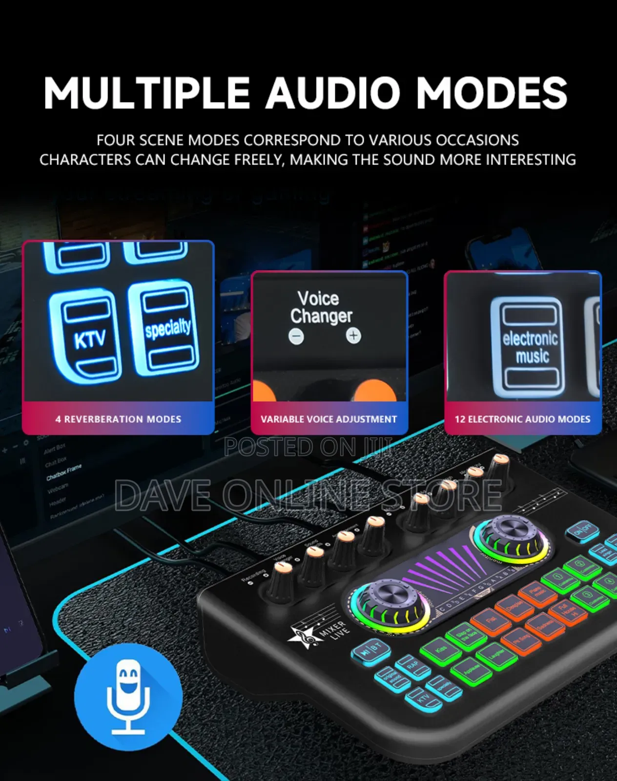 X3 Digital Mixer Sound Card