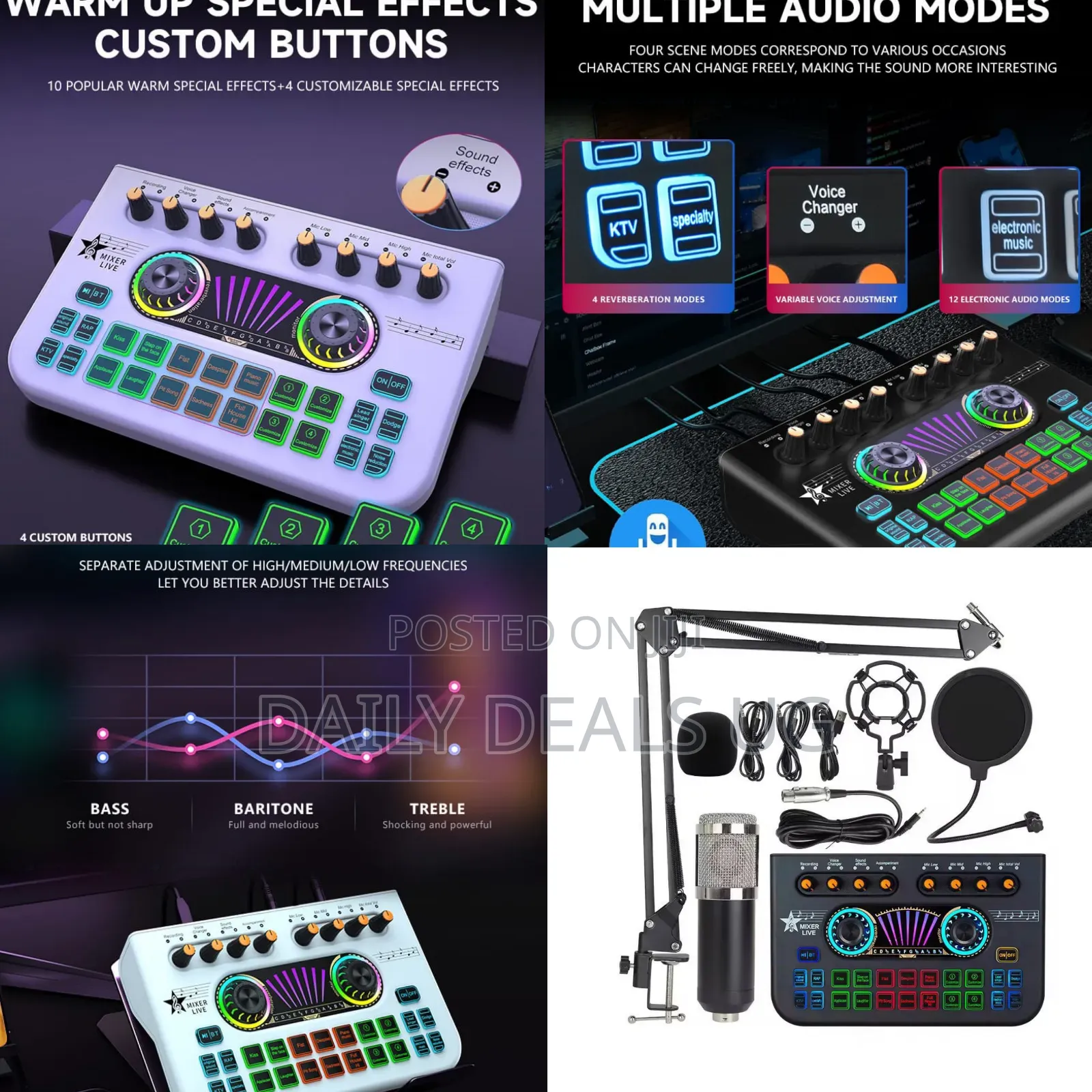 Mixer Live" Audio Mixer/Sound Card