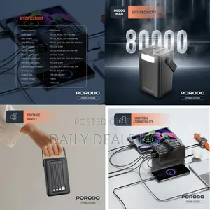 Porodo Lara 80000mah Power Bank