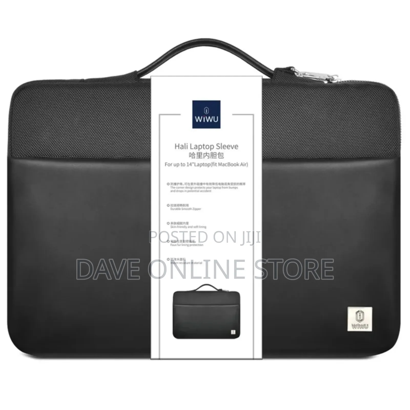 Wiwu Hali Laptop Sleeve Protective Business Carry Laptop Bag 16 Inches