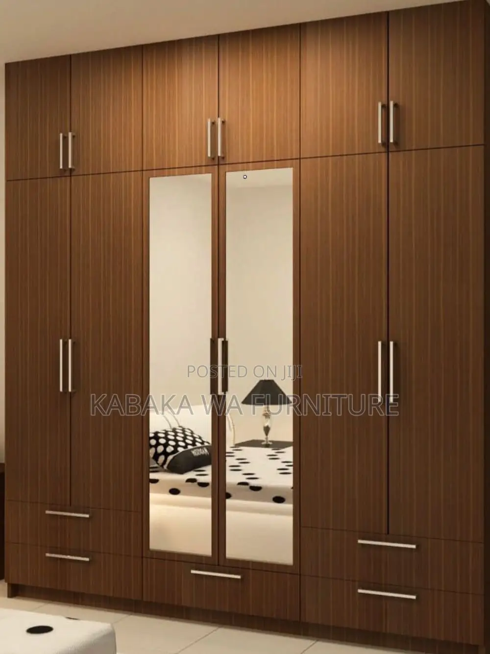 Modern Wardrobe With/ Both /Hanging Space and /Shelves Order Wardrobe/