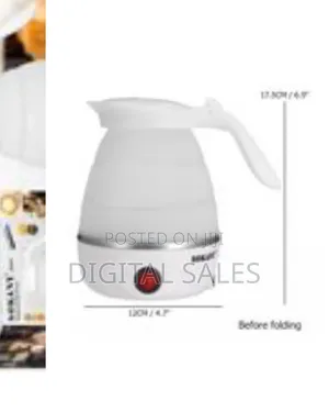 Sokany 0.7l Collapsible Travel Silicone Portable Electric Kettle