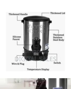 12 Litres Commercial Kitchen Stainless Steel Insulated Hot Water