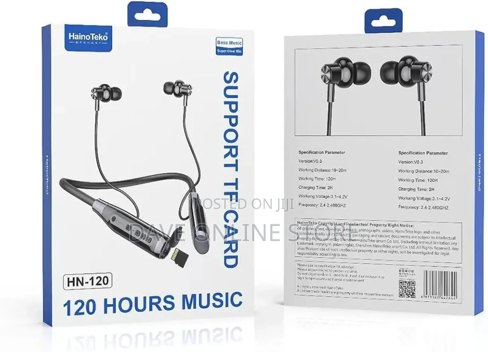 Haino Teko Germany Hn-120 Bluetooth Wireless Neckband