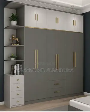 Wardrobe, White and Pink in Colour and Having Good Wardrobe Furniture