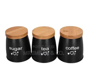 Coffee Sugar and Tea Container Set