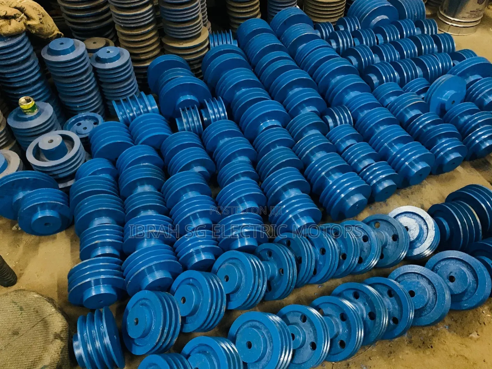 Vbelt Motor and Shaft Pulleys