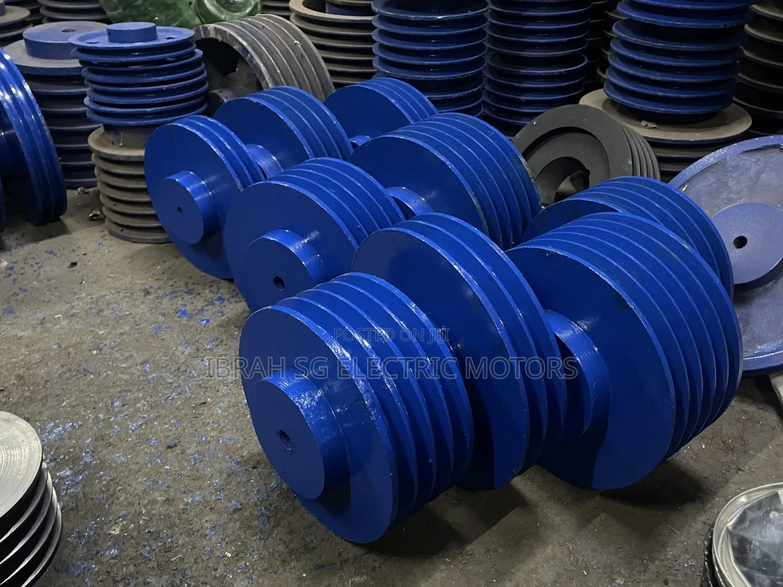 Vbelt Motor and Shaft Pulleys