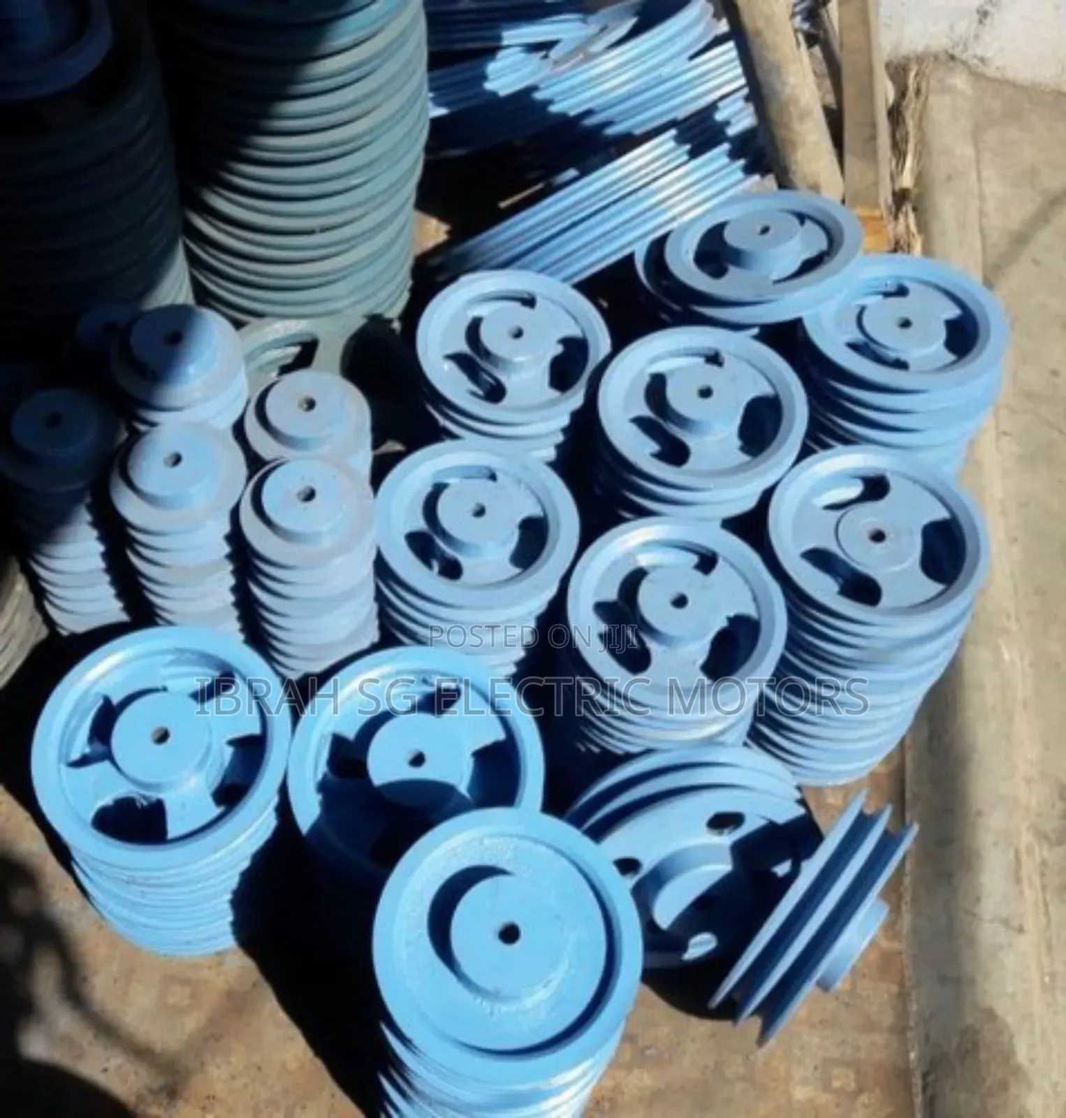 Vbelt Motor and Shaft Pulleys