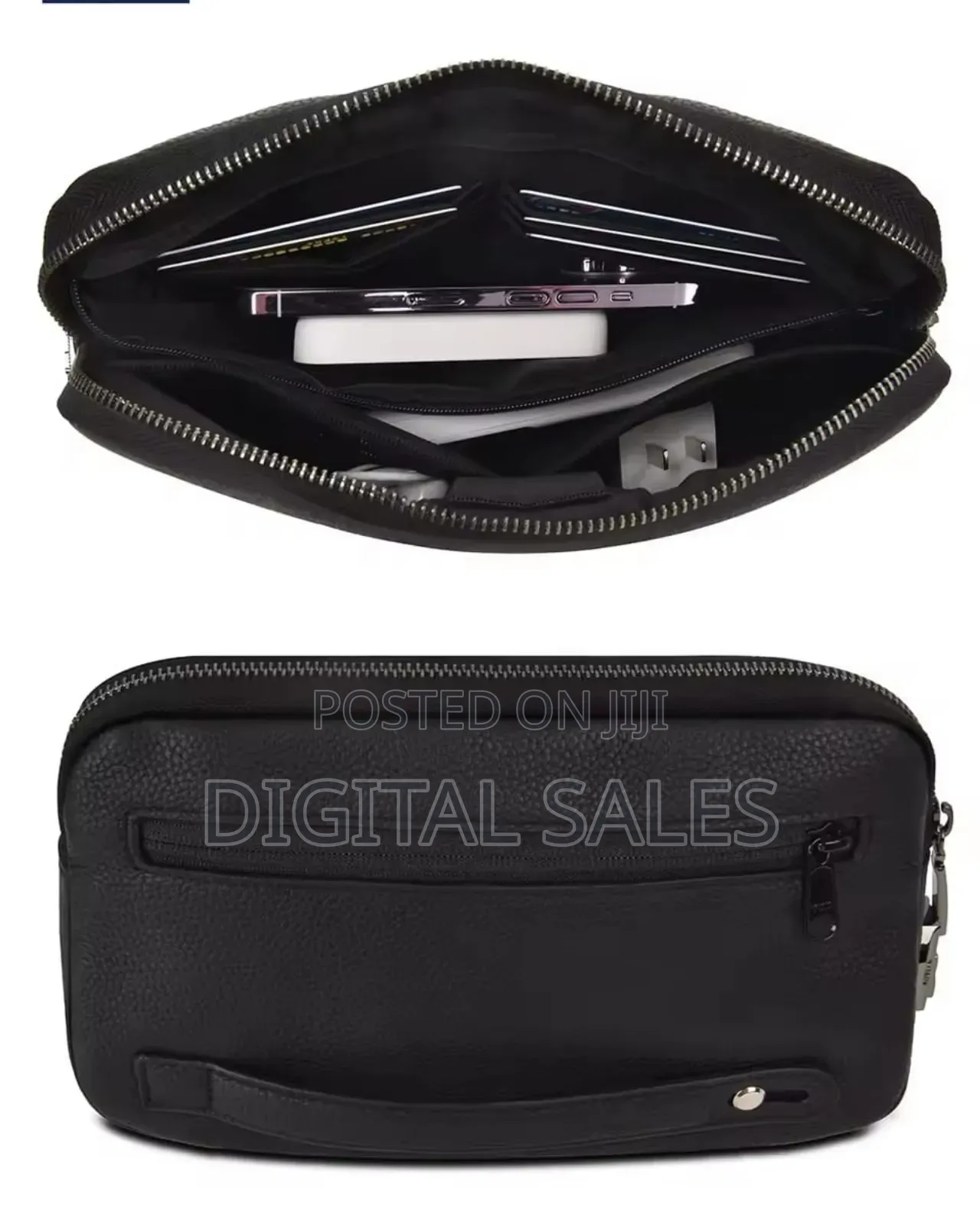 Wiwu Coded Lock Clutch Bag: Anti-Theft, Waterproof, Phone Power Bank