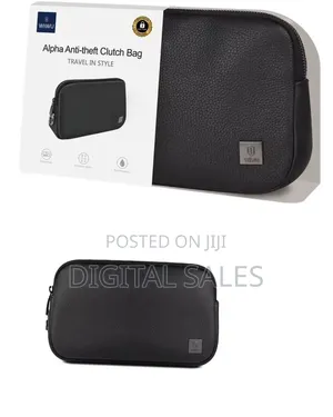 Wiwu Coded Lock Clutch Bag: Anti-Theft, Waterproof, Phone Power Bank