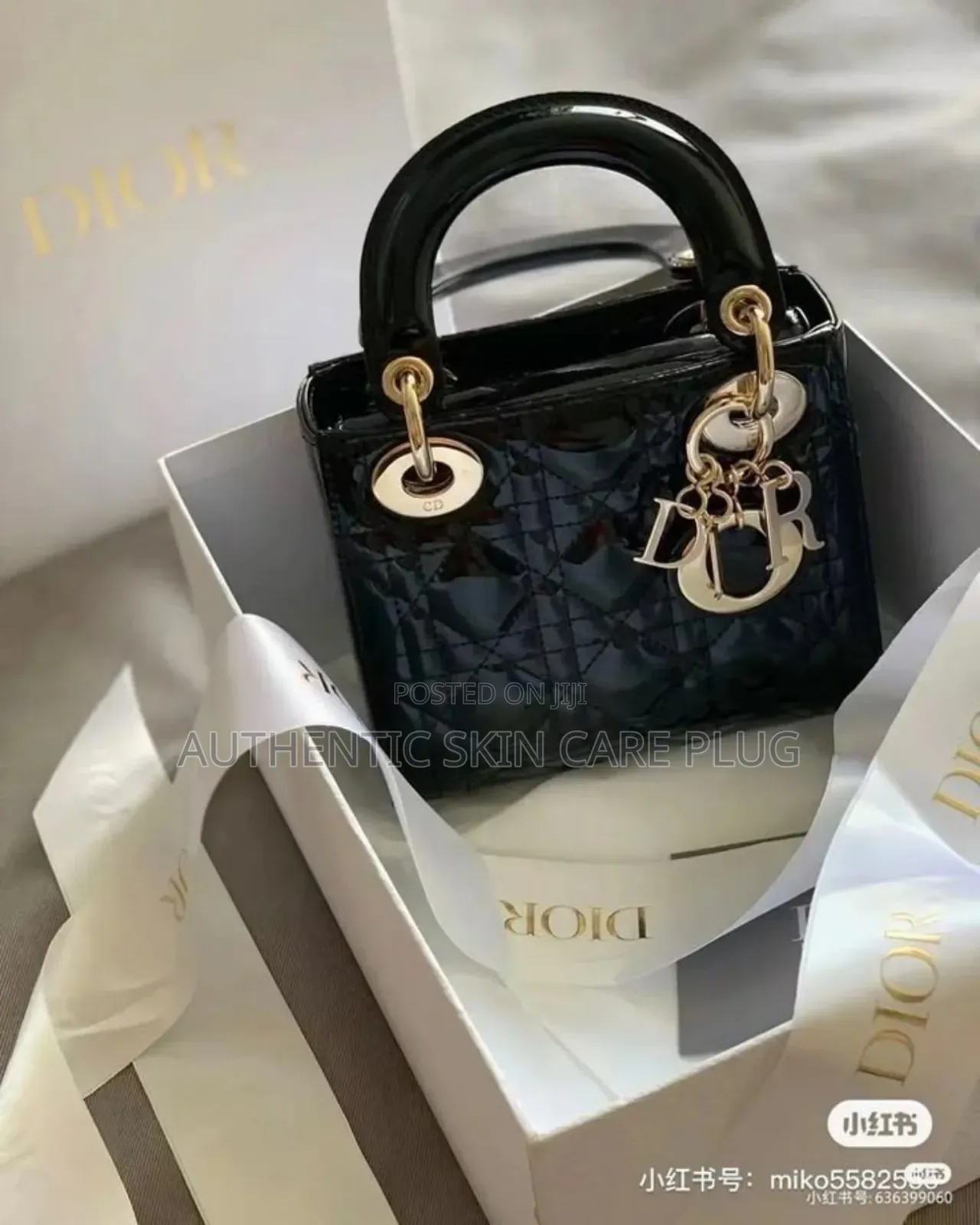 My Dior Bag Black Cannage Lambskin Small