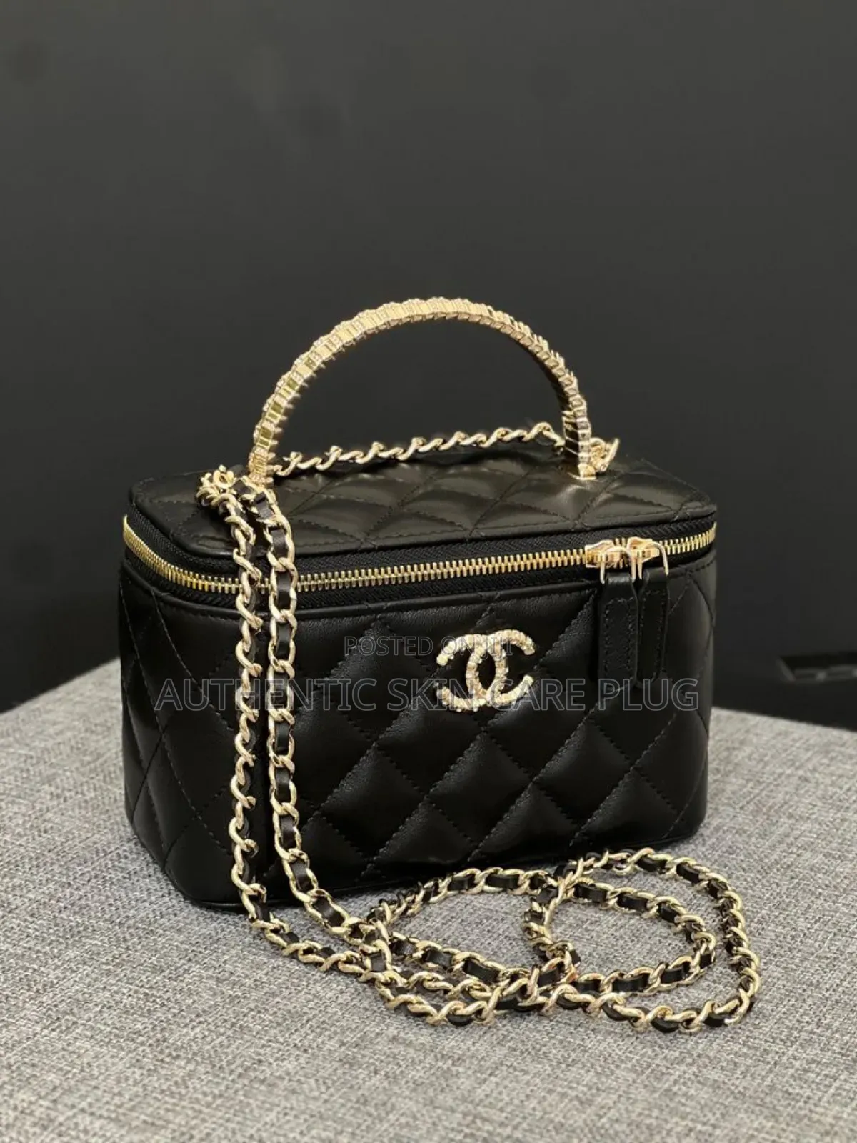 Chanel Mini Vanity Classic Luxury Box Bag Original