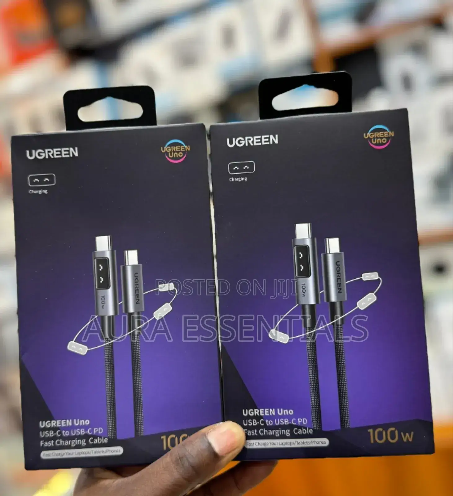 Ugreen Uno Usb C to Usb C Cable 100w Fast Charging Cable