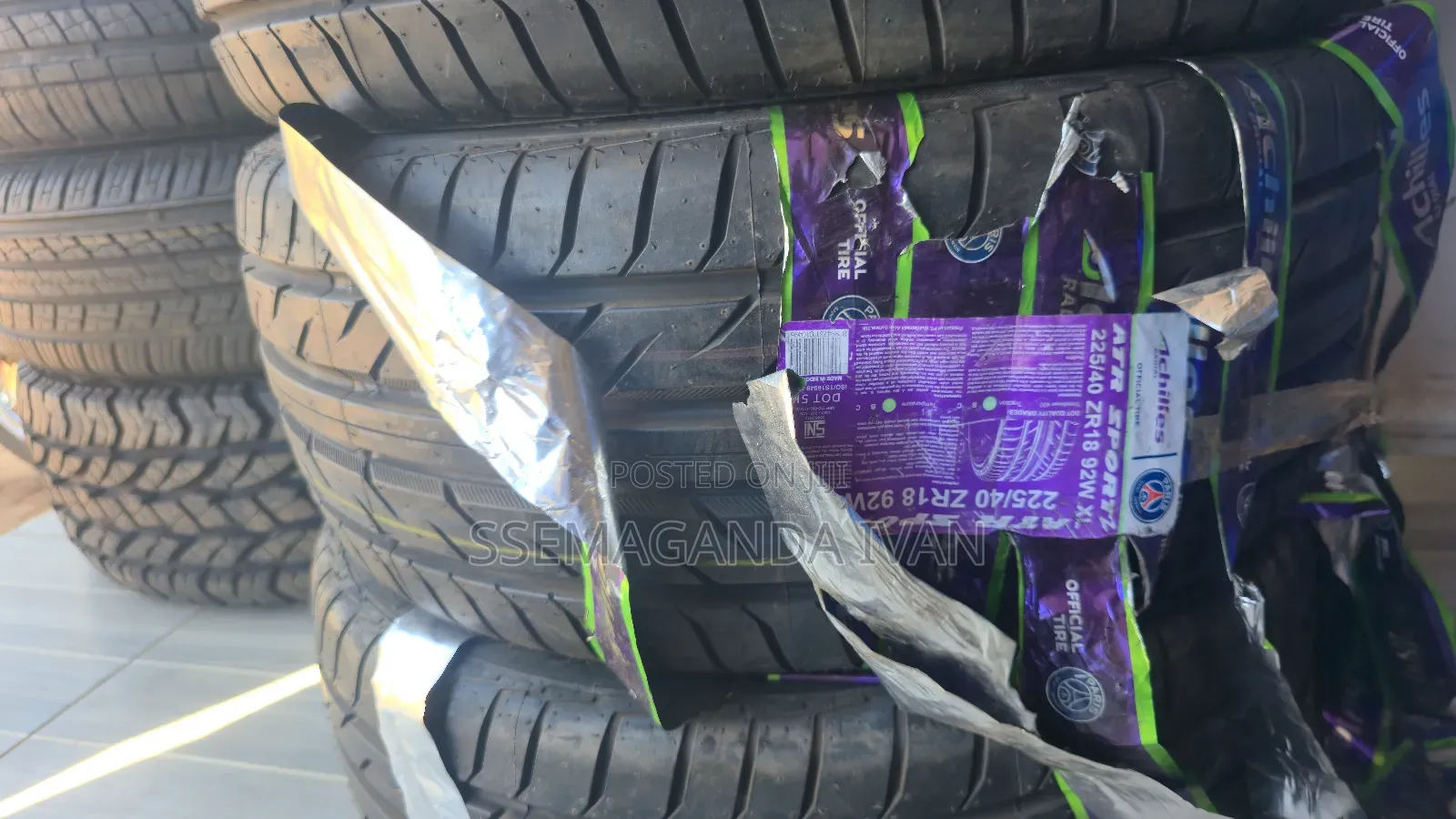 225/40r18 Low Profile Achilles Tyres Brand New