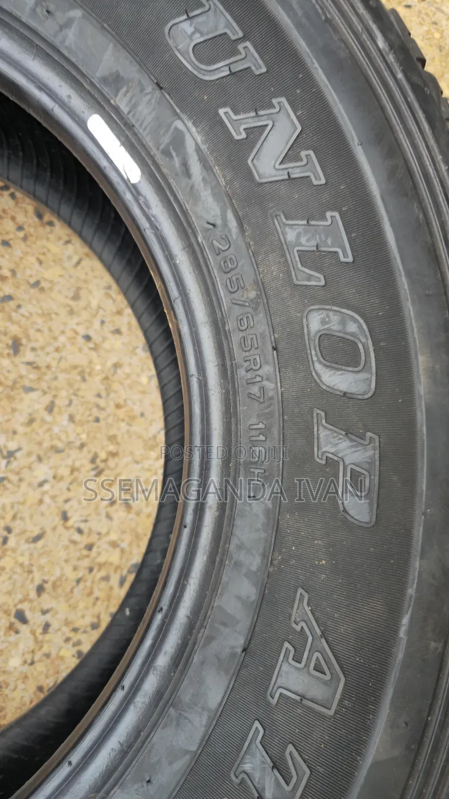 285/65r17 Dunlop At22 Foreign Used Tyres