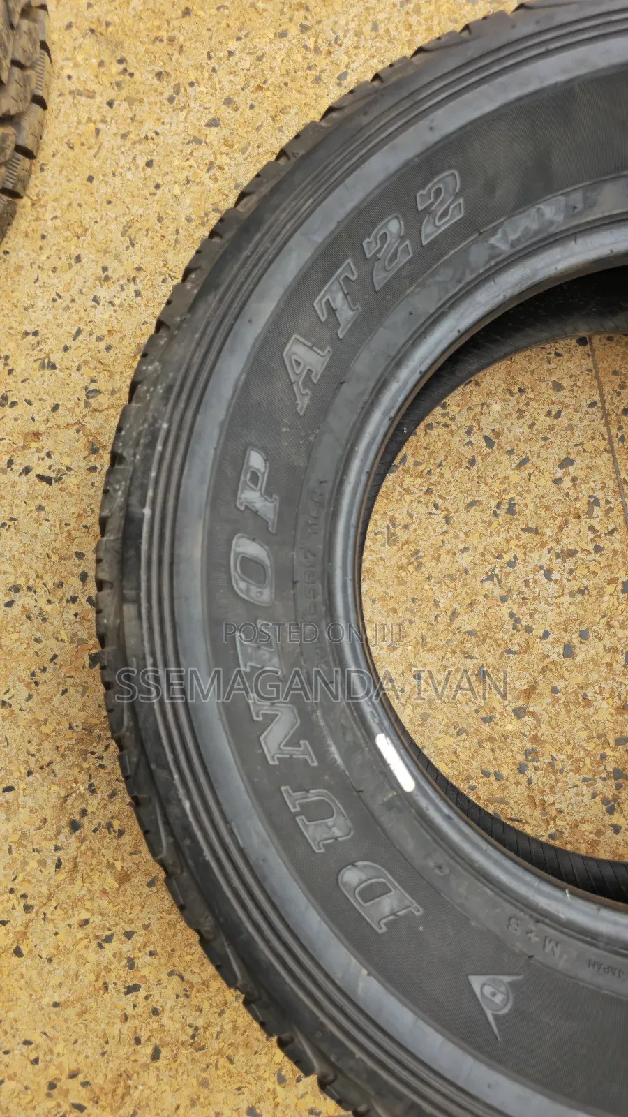 285/65r17 Dunlop At22 Foreign Used Tyres