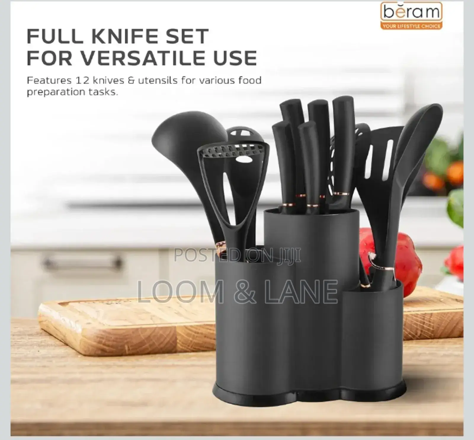 Haus Roland 12 Pieces Kitchen Knife Set