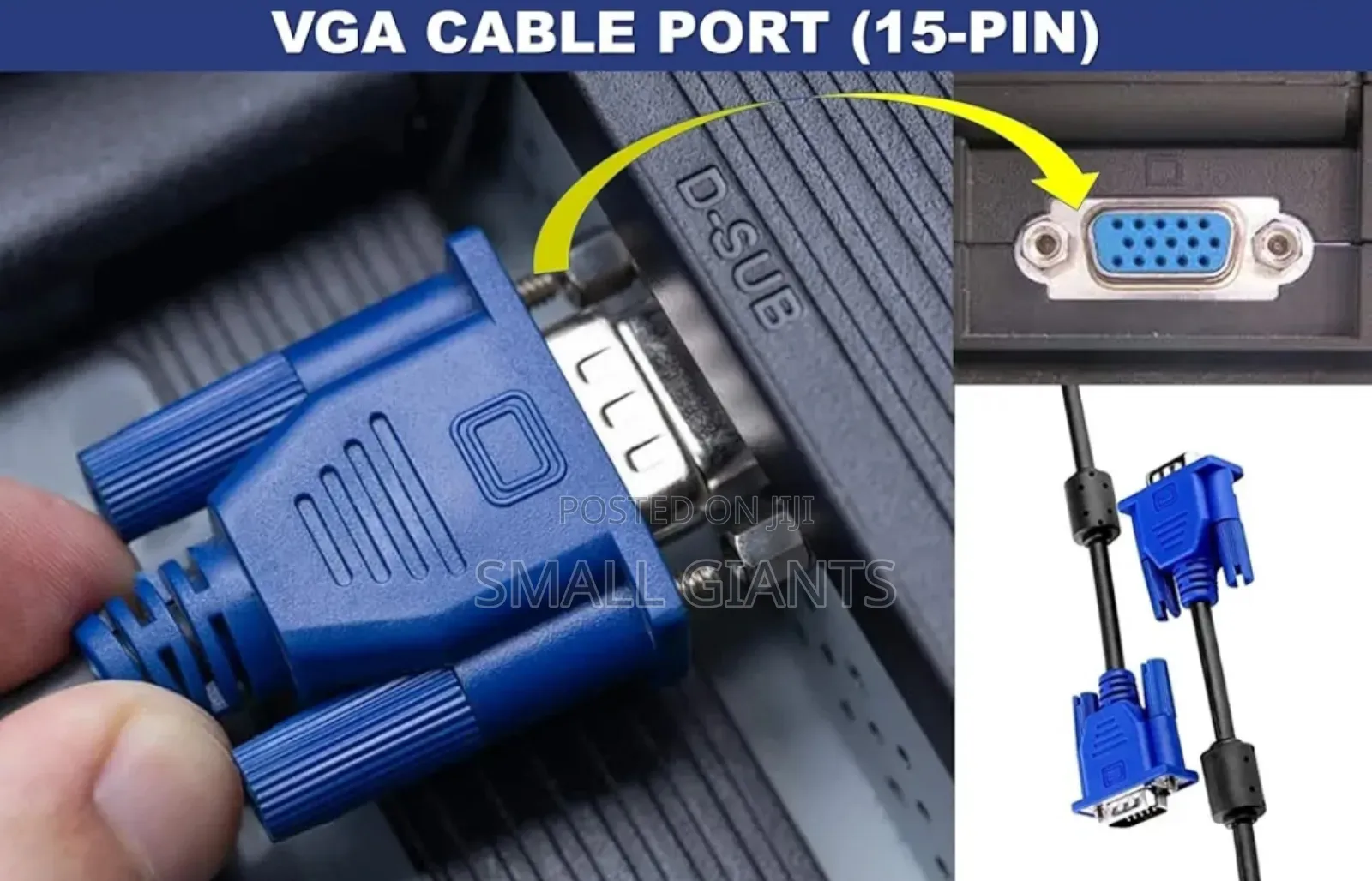 15pins Male to Male Vga to Vga Cable