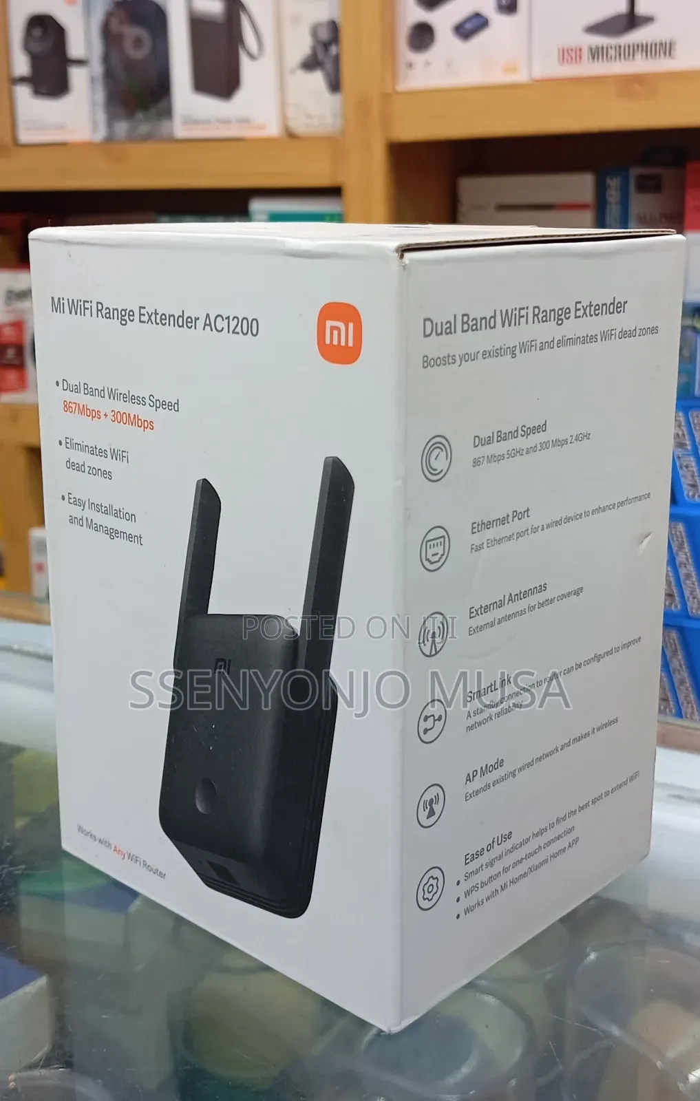 Xiaomi Mi Wi-Fi Range Extender Ac1200 Dual-Band 2.4ghz 5ghz |1200mbps