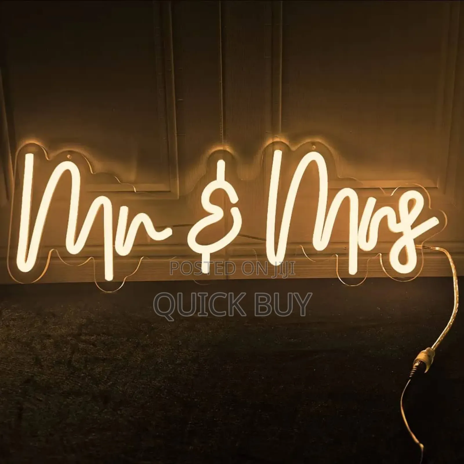 Mr Mrs Neon Sign