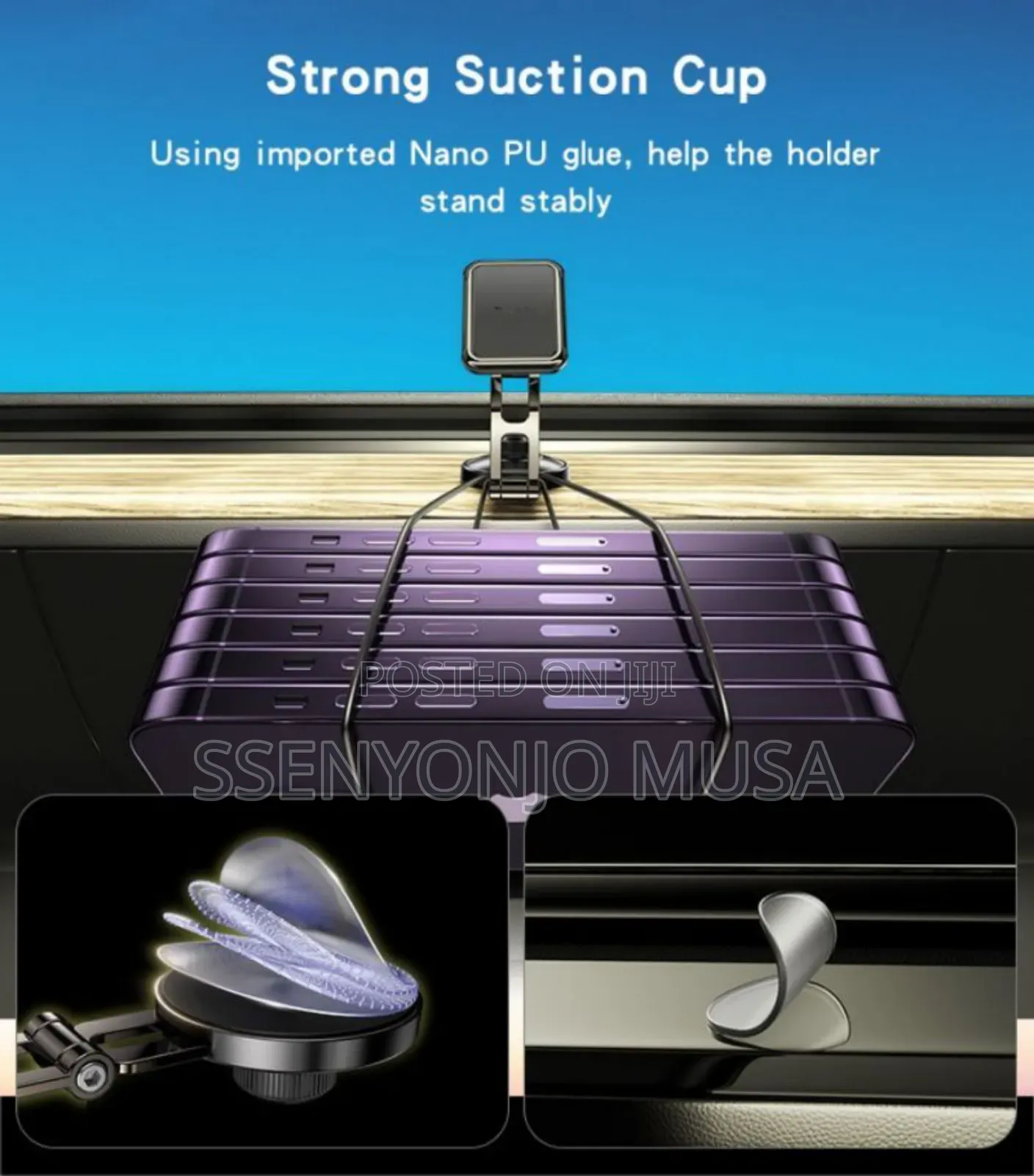 Yesido C264 Magnetic Car Phone Holder |6 Strong Magnets |360° Rotating