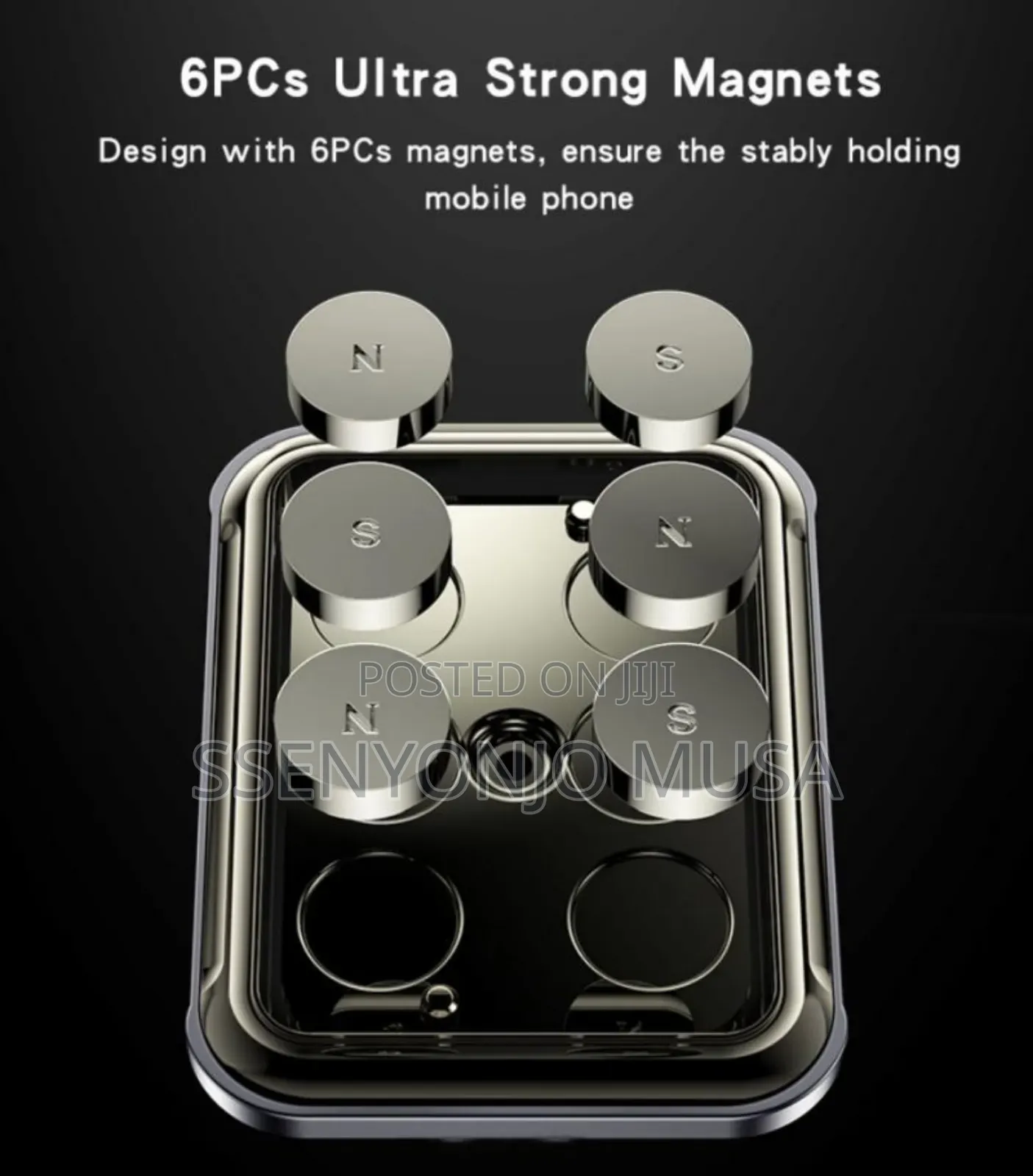 Yesido C264 Magnetic Car Phone Holder |6 Strong Magnets |360° Rotating